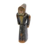 A 19th Century folk art treen doll,