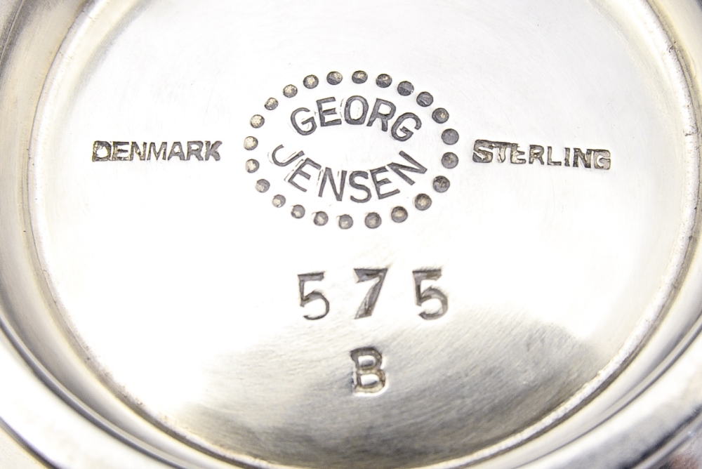 Harald Nielsen for Georg Jensen, a Danish Art Deco silver bowl, shallow, - Image 3 of 3