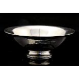 Harald Nielsen for Georg Jensen, a Danish Art Deco silver bowl, shallow,