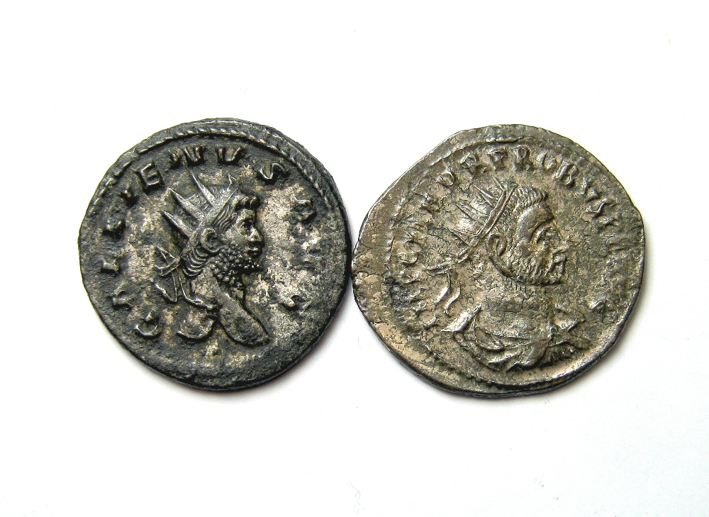 Antoninianii Of Gallienus and Probus Gallienvs Antoninianus Obv.