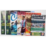 Miscellaneous Programmes: A collection of six football match programmes.