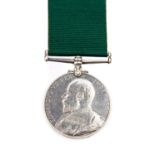 Edward VII Volunteer Long Service Medal to 3662 Bugler W.
