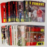 Football League Programmes: Nottingham Forest Interest - A large collection of Nottingham Forest