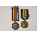WW1 British War and Victory Medal to Clp. 63574 Abraham Furniss, Yorkshire Regt.