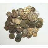 A Quantity of Roman Bronze Coins, mostly 4th Century AD.