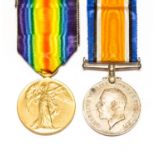 A World War One pair B.W.M and Victory medal to PTE.J.H.READ.N.STAFFS.R.