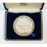 Spanish Armada 400th Anniversary 1588-1988 silver Commemorative medal,