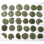 30 Bronze Coins Of The Tetrarchy From The South Derbyshire Roman Hoard The South Derbyshire Roman