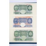 A collection of Peppiatt to Lowther banknotes in album,