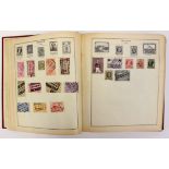 The Strand stamp album, containing international collection of stamps,