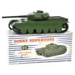 Dinky: A Dinky Super Toys No.651 "Centurion Tank", within original box.