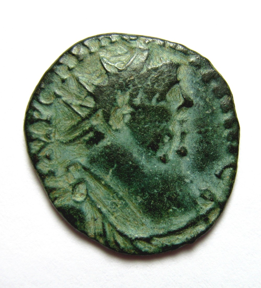 Carausius Bronze Antoninianus Rev. Pax standing left,PAX AVG, B and E in field 17mm/2.