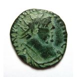 Carausius Bronze Antoninianus Rev. Pax standing left,PAX AVG, B and E in field 17mm/2.