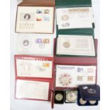 Silver Proof Crown medal 'Montgomery 1976' CU/NI 'Royal Salute' 1977 Crown medals cased set of four,