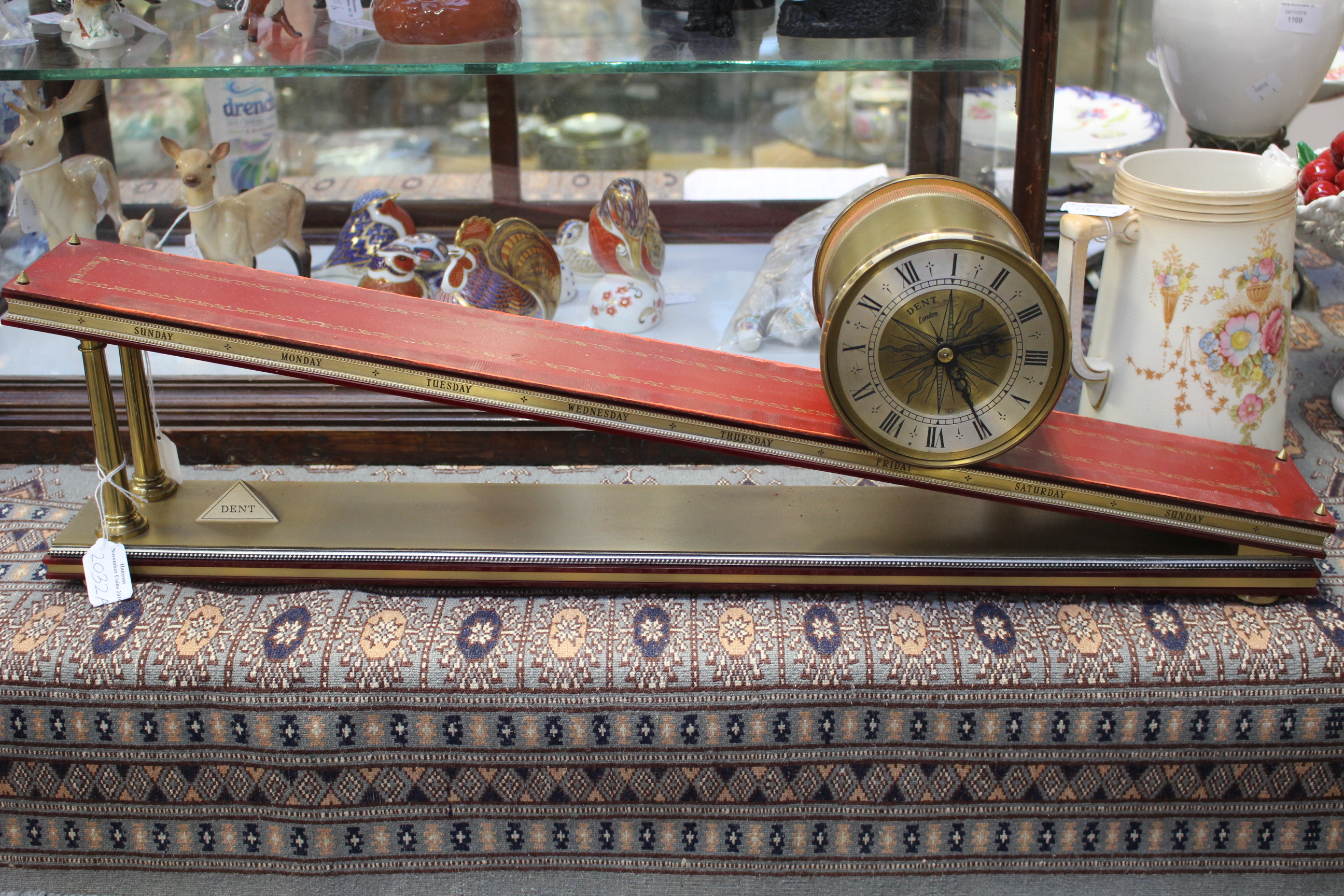 A Dent of London Inclined Plane Mantel Clock, limited to an edition of 500,