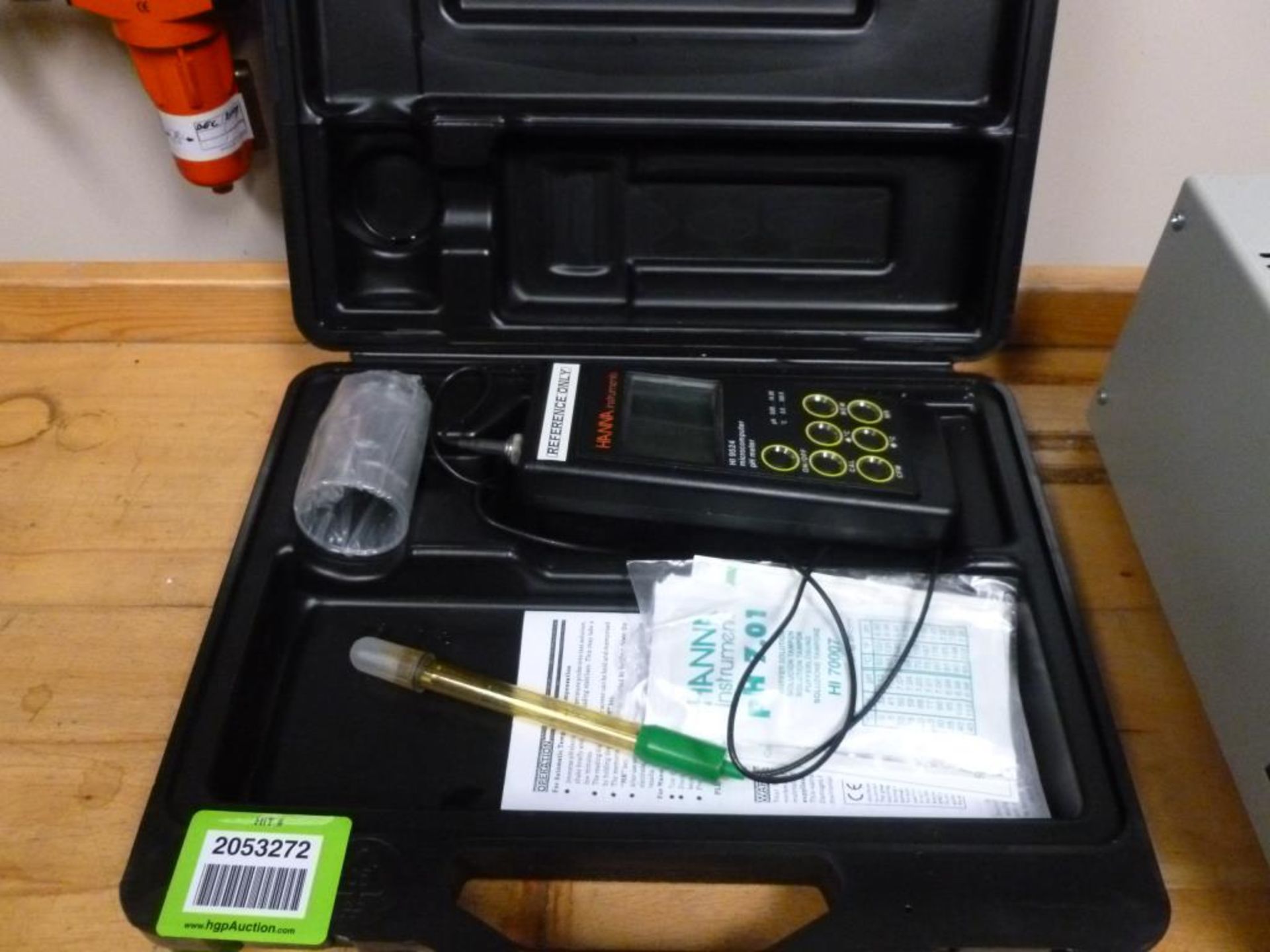 Hanna Hi 9524 Micro Computer Ph Meter, in Carry Case. HIT# 2053272. PRA Department. Asset Located at