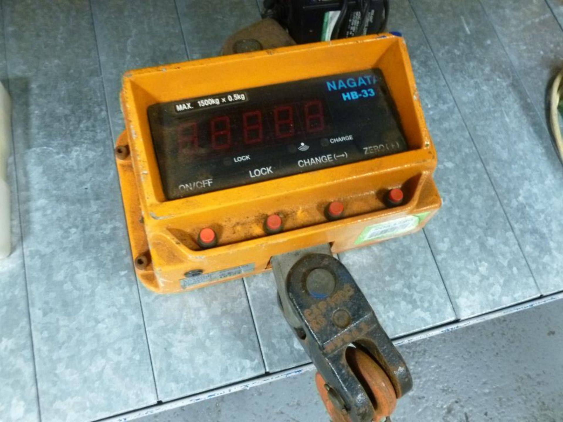 Nagata HB-33 Digital Crane Scale, 1500kg x 0.5kg. HIT# 2053289. PRA Department. Asset Located at - Image 2 of 3