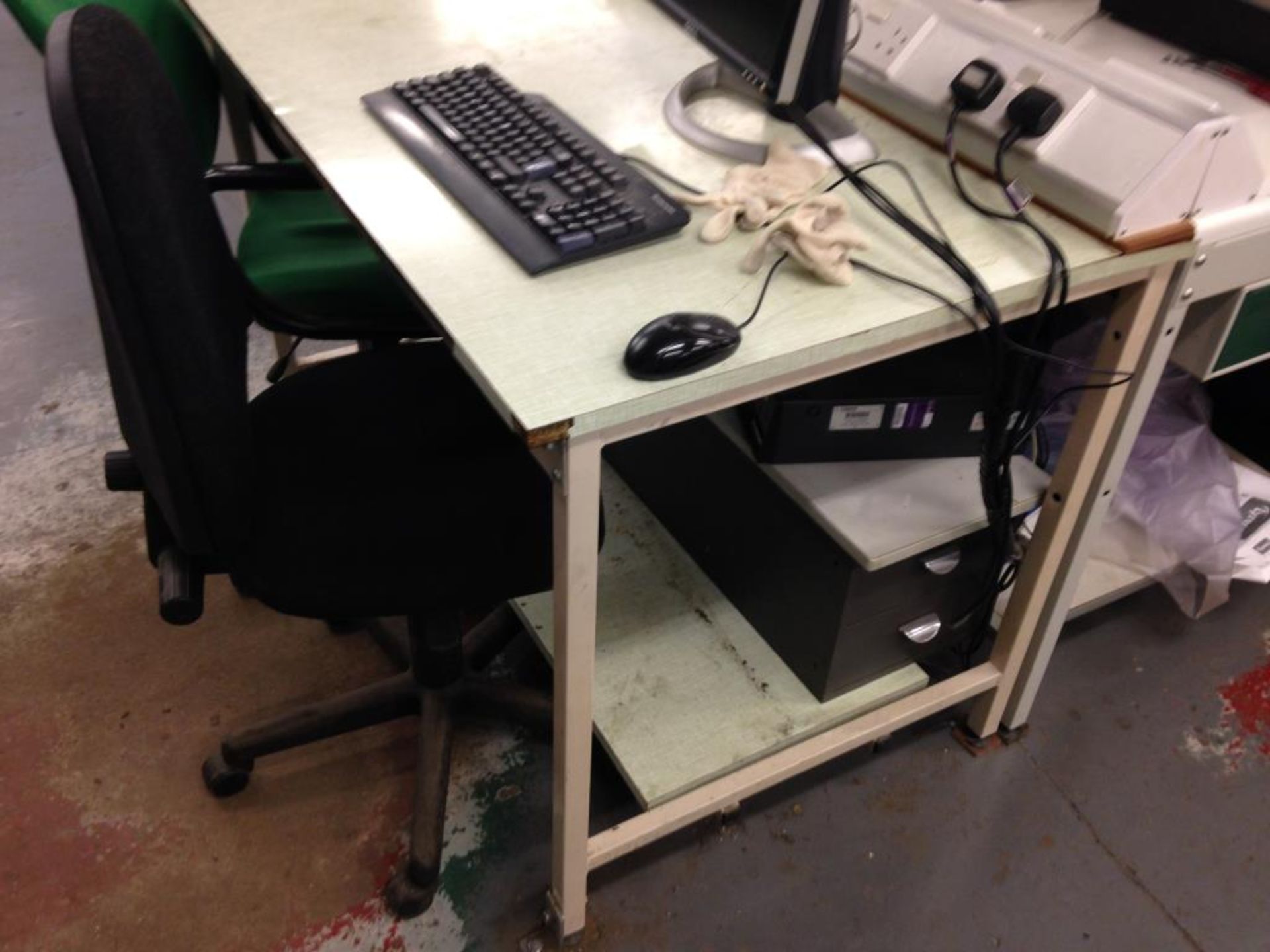 Lot: Workshop Furniture Desks, Filing Cabinets, Lockers, Cabinets & Chairs Throughout. HIT# - Image 5 of 5