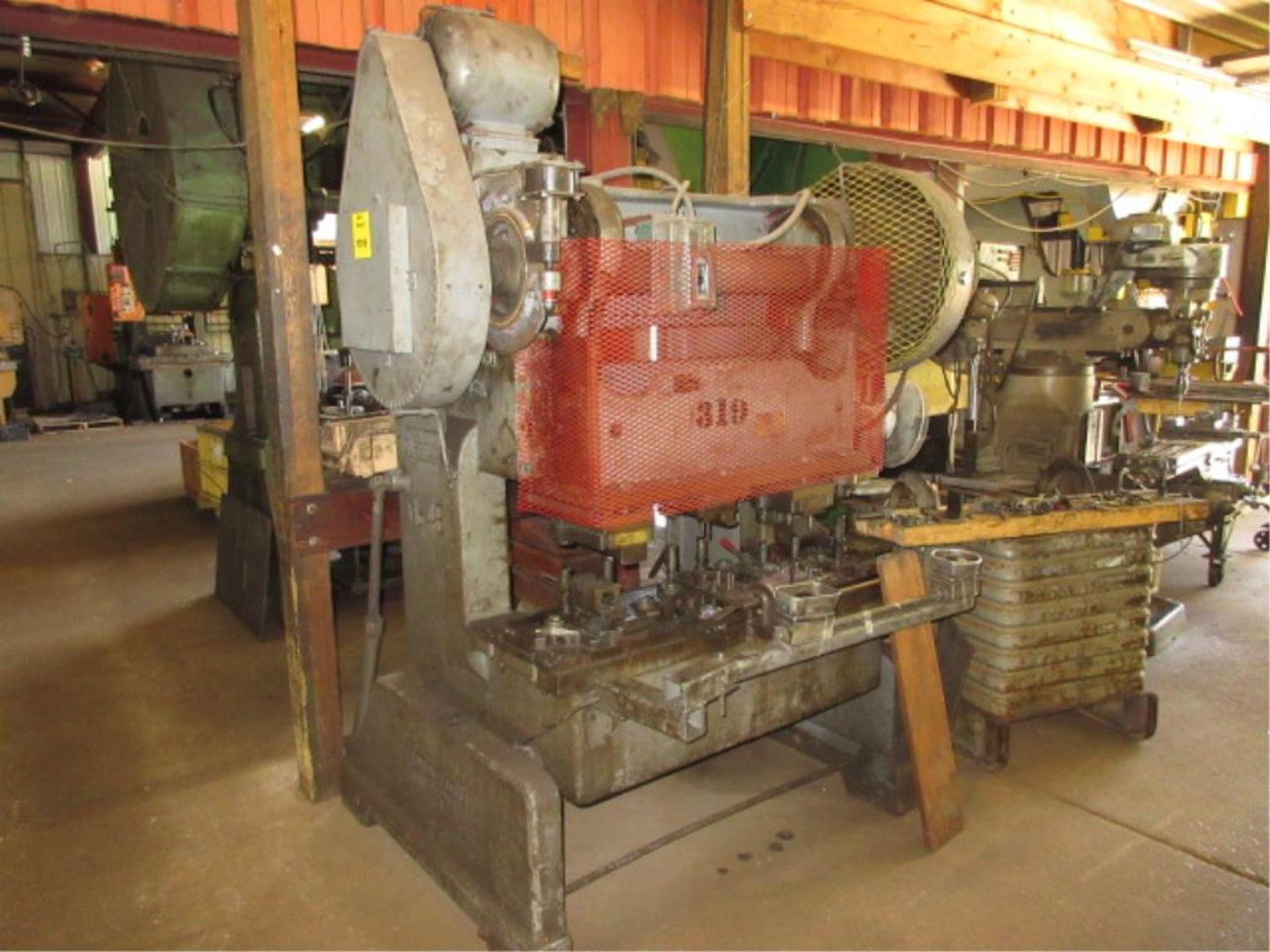 Rousselle OBI Punch Press . Rousselle No. 4B 40-Ton OBI Punch Press, bed area 16" x 48", 440/3/60.