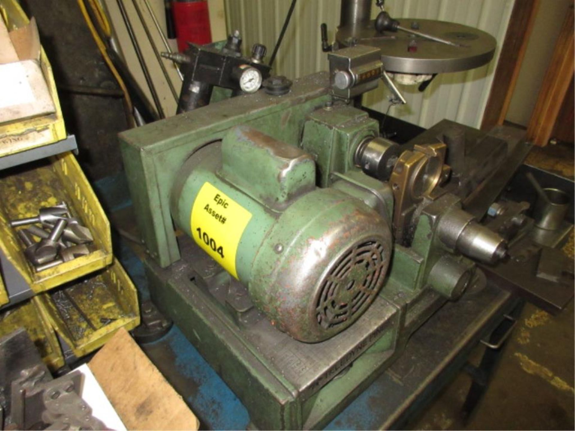 Teledyne Pines Beveling Machine. Teledyne Pines Bench Top Beveling Machine SN# 6605092155. Asset# - Image 3 of 3