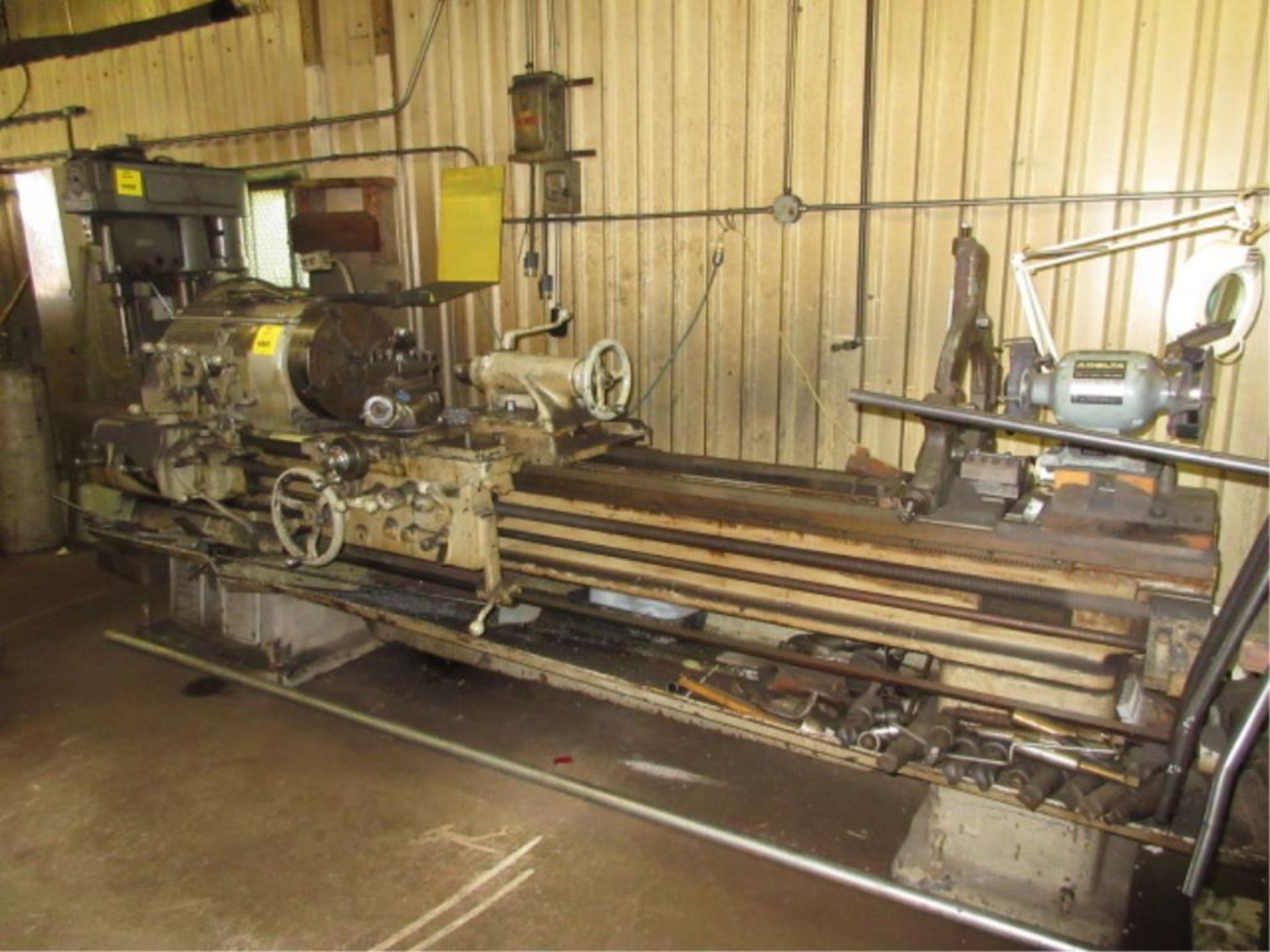 Monarch Engine Lathe. Monarch 16"CW Engine Lathe, (1942), actual swing 18.5, distance between