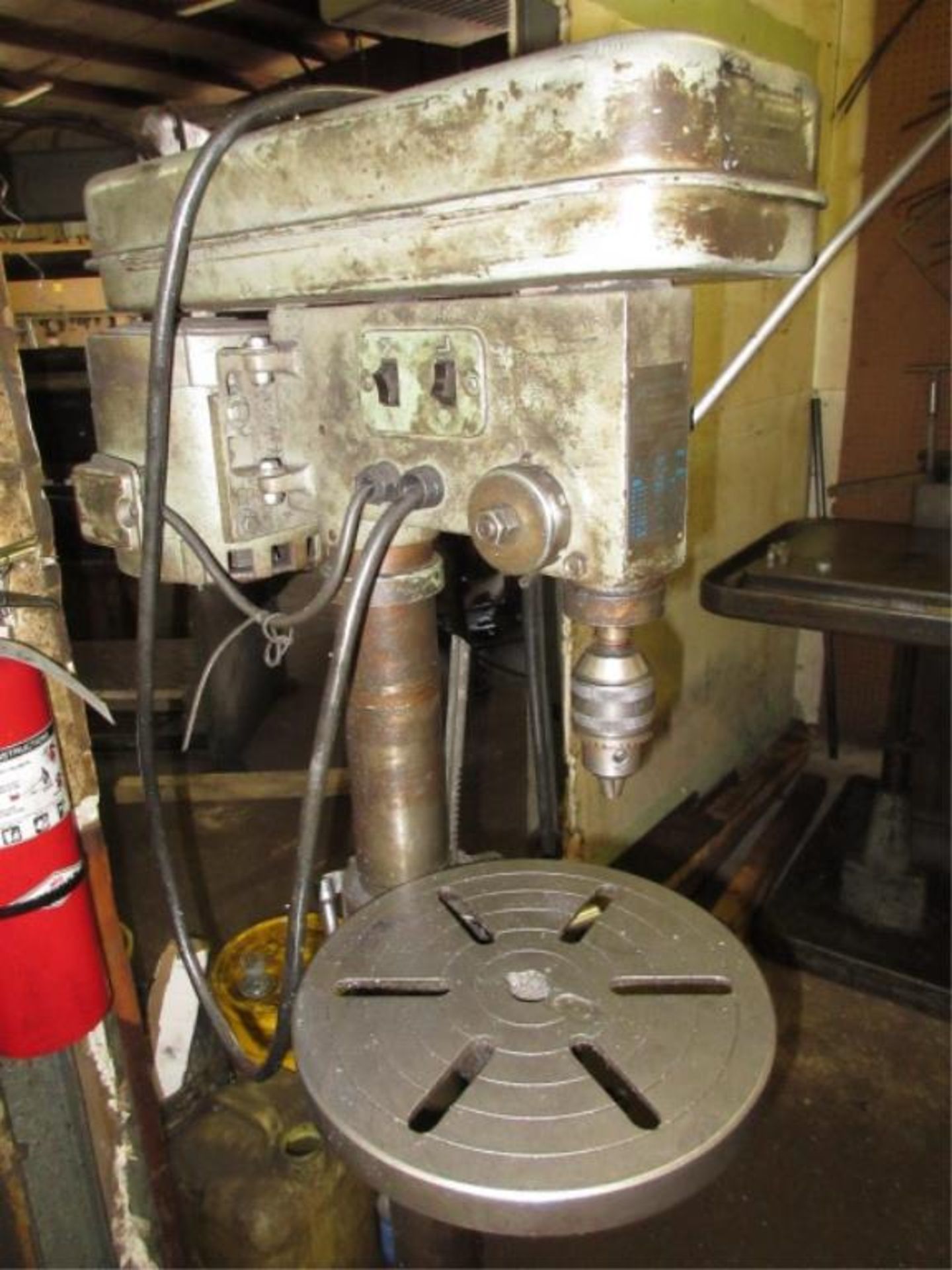 National Drill Press. National 13" Floor Type Drill Press, 18-speed, spindle speeds 220-3500 rpm, - Image 2 of 3