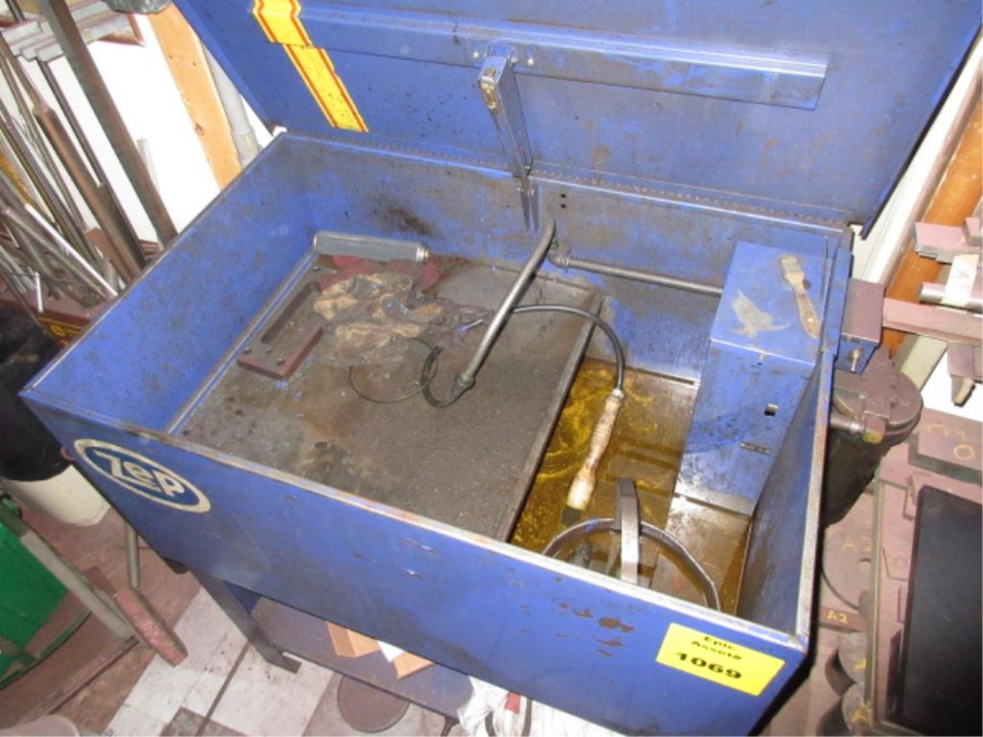 Zep Power Parts Washer. Zep Power Parts Wash Tank, 115VAC. Asset# 1069. HIT# 2160229. west bldg.. - Image 2 of 4