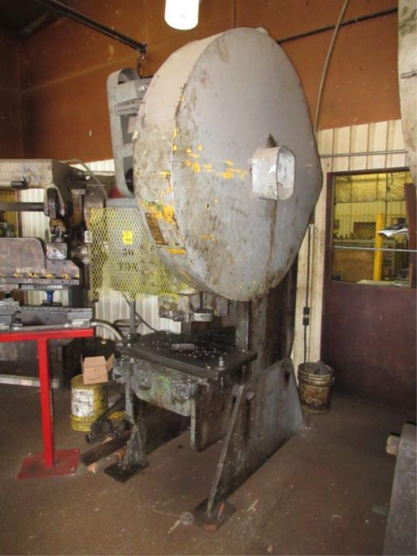 Warco OBI Punch Press. Warco 50-Ton OBI Punch Press, two-hand operator stand, 440/3/60. SN# 46515. - Image 6 of 10