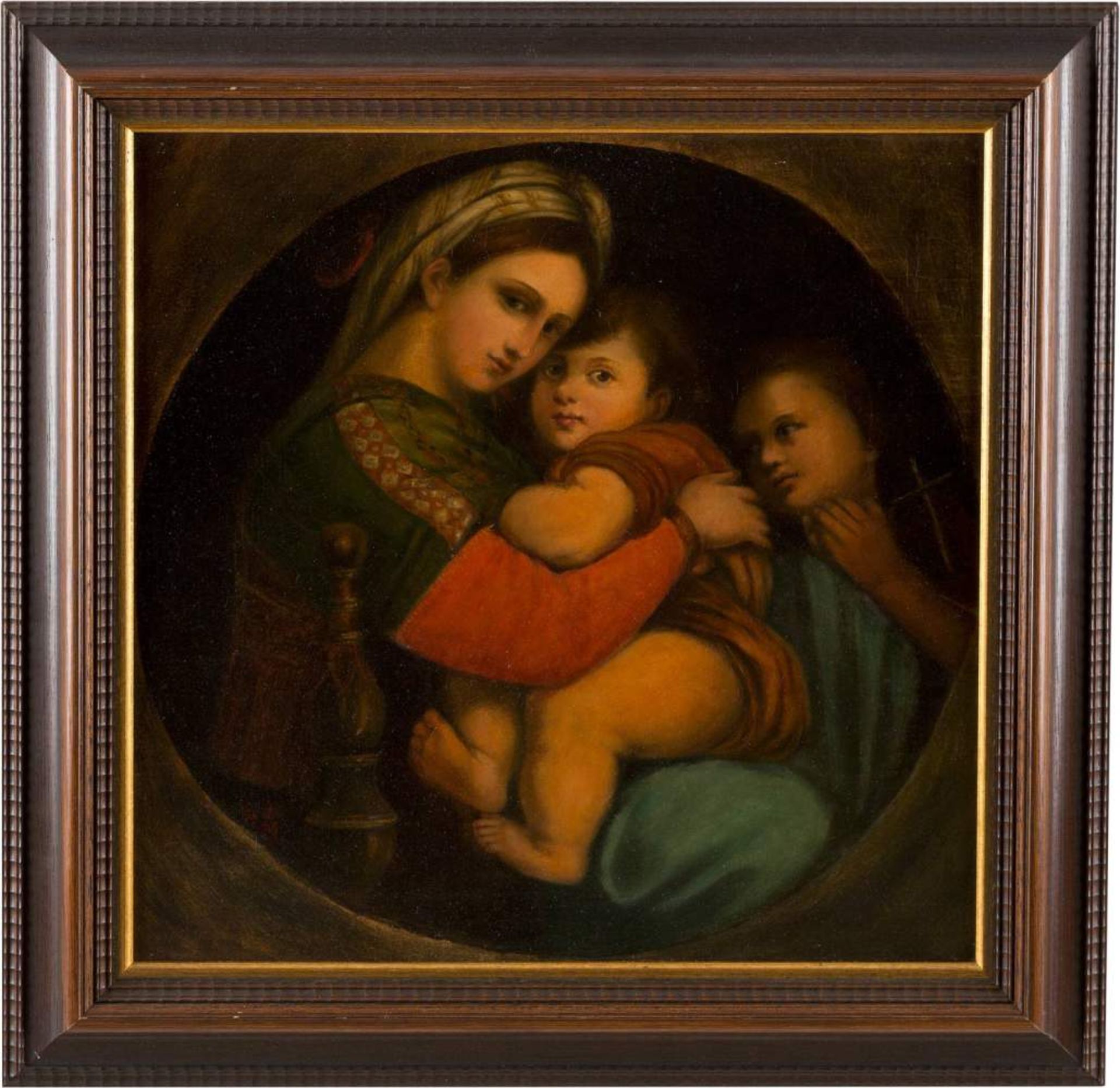 RAFFAELLO SANZIO DA URBINO (RAFFAEL)1483 Urbino - 1520 Rom (Nachfolger des 19. Jh.)Madonna della - Bild 2 aus 2
