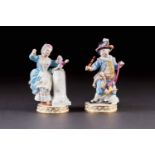 PAAR KINDERFIGUREN Deutsch, Meissen, 1850-1924, Entwurf (1774-75): Christian Gottfried Jüchtzer