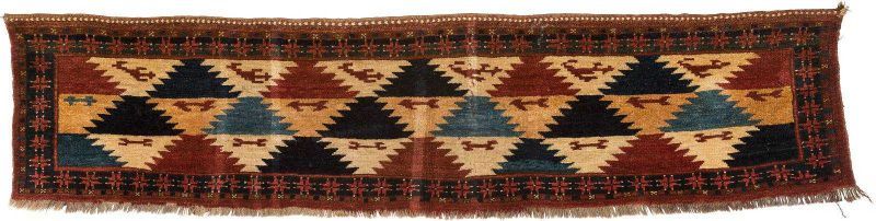 ERSARI Afghanistan, um 1900 167 x 38 cm. Leichte Gebrauchsspuren. 25.00 % buyer's premium on the