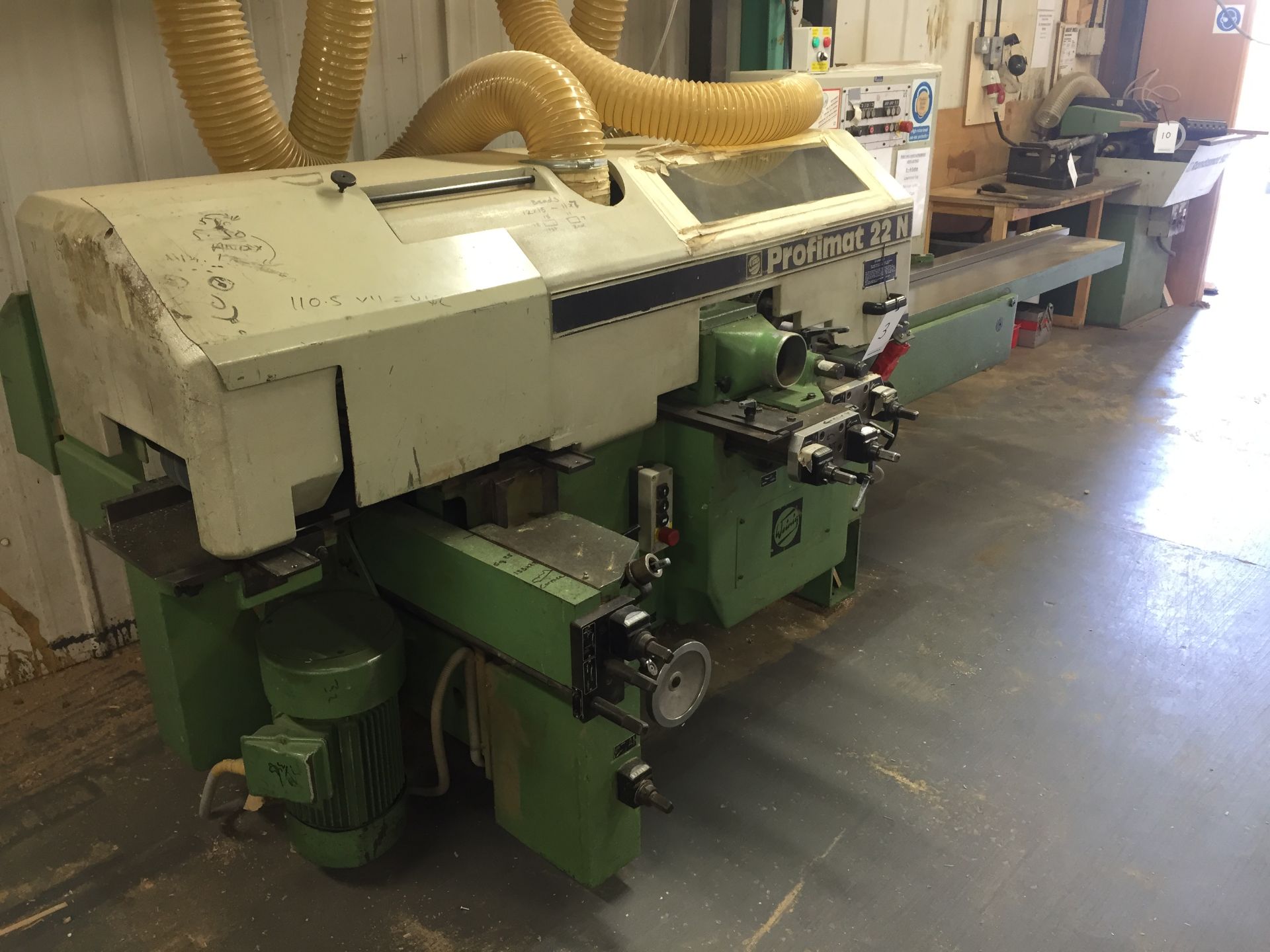 MICHAEL WEINIG 'PROFIMAT 22N' 4 Cutter Moulder & Cutter Tooling, Serial 226-2081, 1988 (This machine