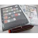 Germany stamp collection all periods, five albums, pages, mint, used, covers and postcards,