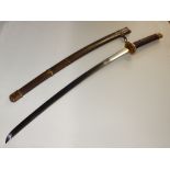 A very fine Shin-Gunto Zen-Dayto katana, with finely cast tsuba and fittings,