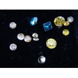 Fifteen unmounted diamonds, of assorted cut, colour, size and clarity, total weight approx. 4cts.