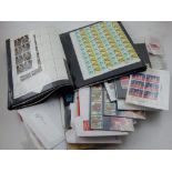 A quantity of GB stamps, presentation packs, booklets and part sheets, mint condition.