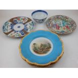 A pair of 19th century desert plates,