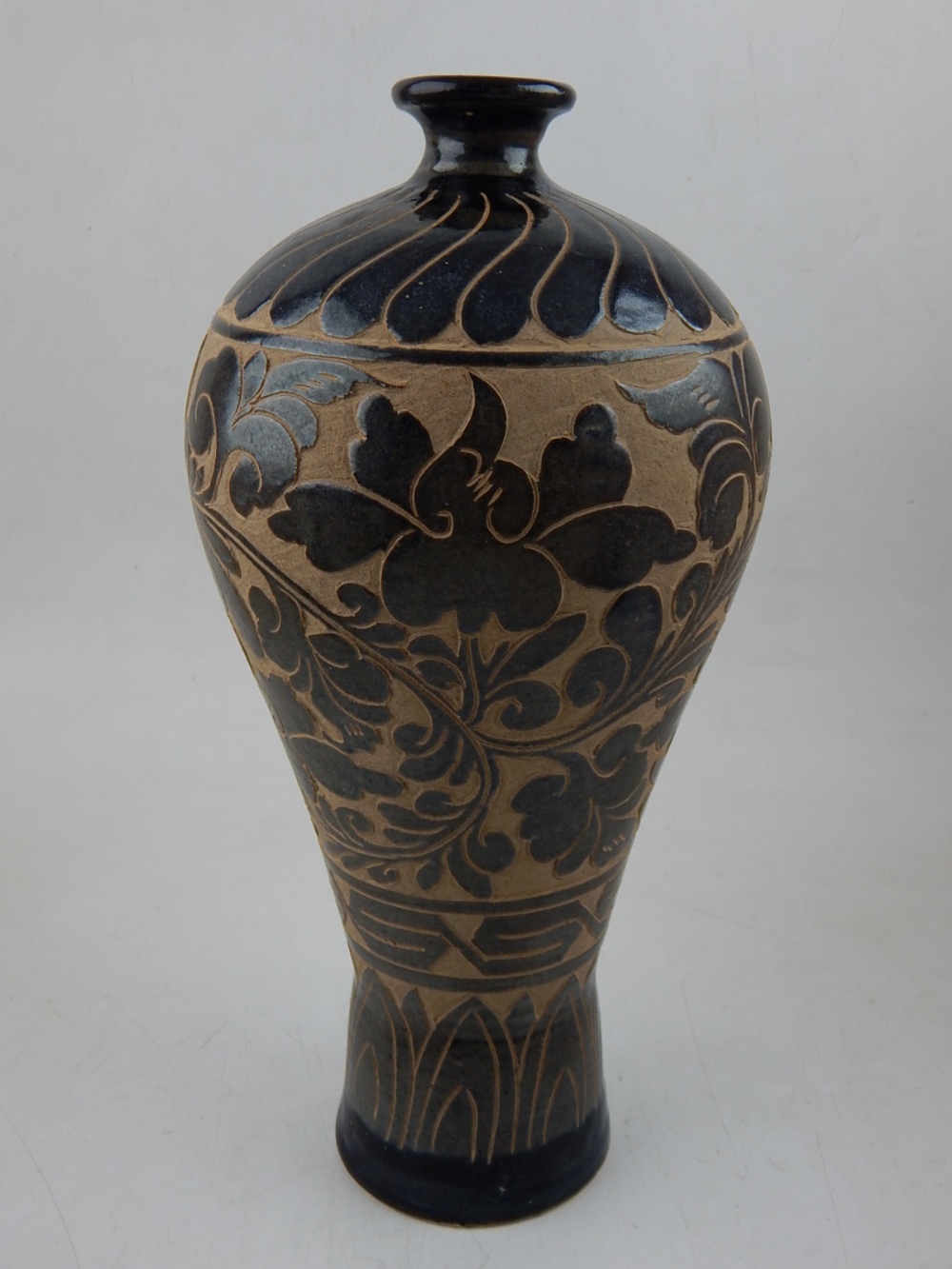 A Chinese Cizhou ware style baluster vase,