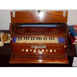 An early 20th century Indian harmonium, by G. C.