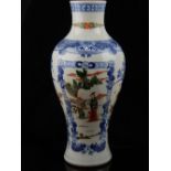 A Chinese baluster shape vase,