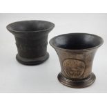 A 17th century bronze mortar, possibly Whitechapel,