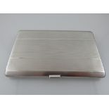 A silver cigarette case, Aide Bros, Birmingham 1913,