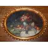 An early 20th century Continental school, 'Still-life of Flowers', oil on canvas,