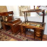 A Victorian mahogany Pembroke table, the moulded top above turned tapering legs, W.