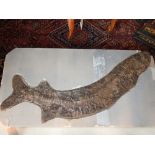 A large composite copy of a fossil fish, L.120