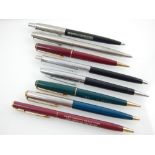 A quantity of Parker ballpoint pens