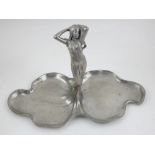 An early 20th century WMF card tray, designed by Albert Mayer circa 1903,