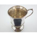 An Art Deco silver Christening cup, Birmingham 1931,1.7oz.