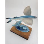 A Royal Worcester Flying Fish (Exocoetidae), designed by Ronald van Ruyckevett, circa 1962 no.
