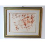 Frank William Brangwyn (1862-1956), a pair of lithographic prints in the manner of 18th century